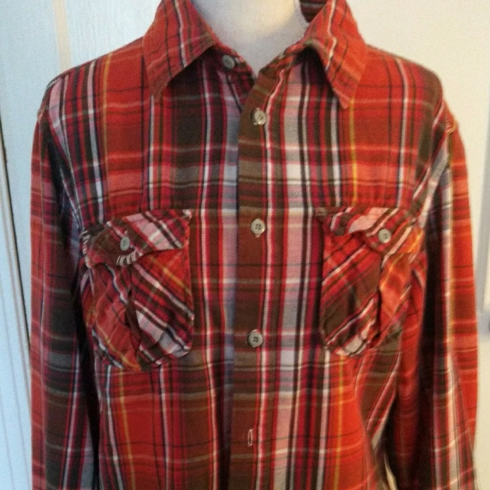 Flannel plaid shirt